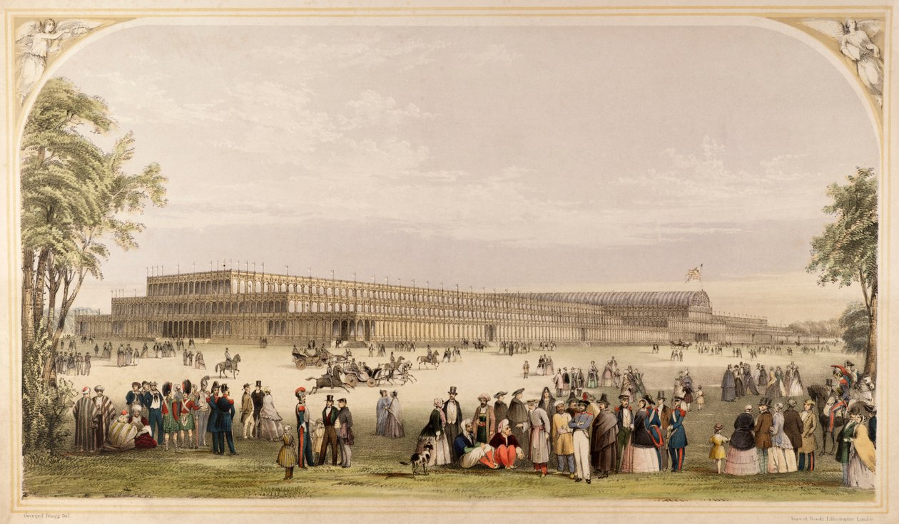 Büyük Sergi, Crystal Palace, Hyde Park, Londra, 1851 by Unknown