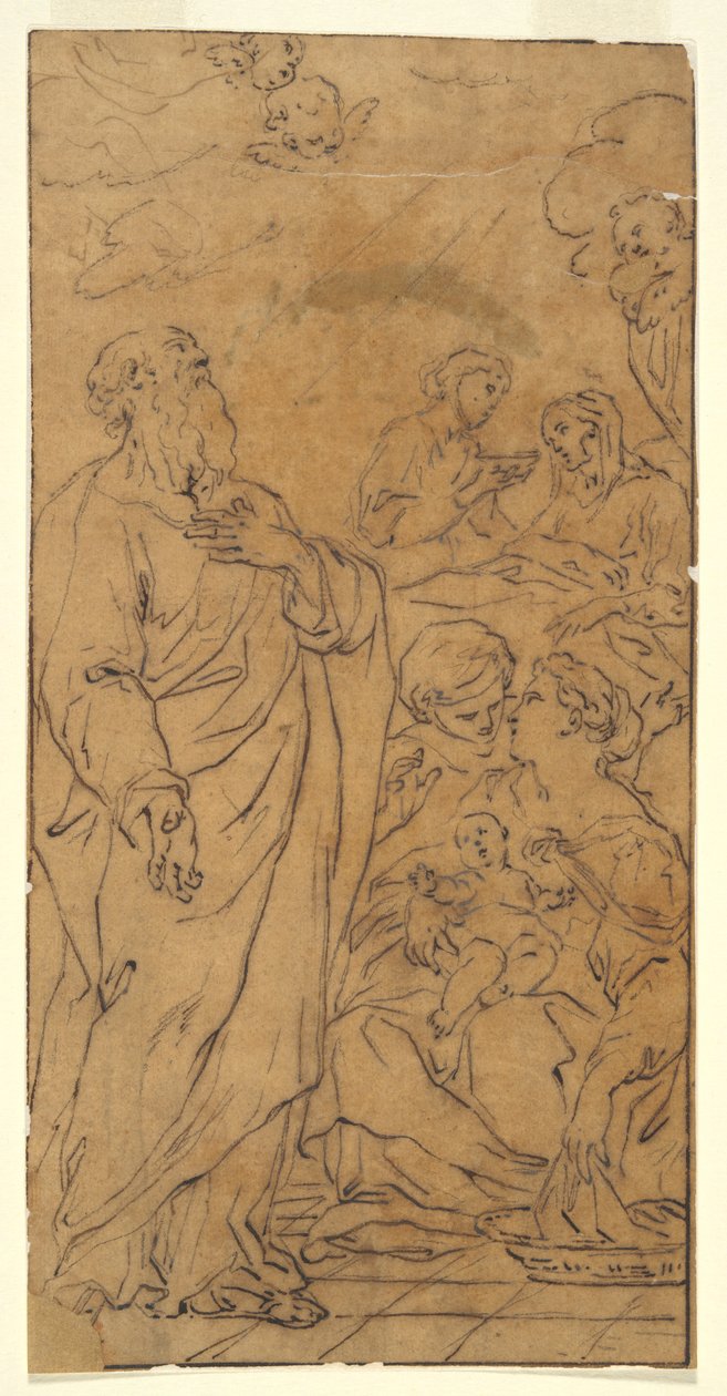 Kutsal Aile ve Aziz (Bakirenin Doğuşu), Roma