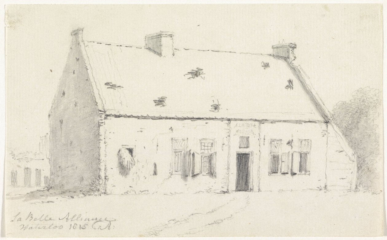 Huis La Belle İttifakı La Belle Alliance / Waterloo 1815 (nesne üzerindeki başlık) by Unknown