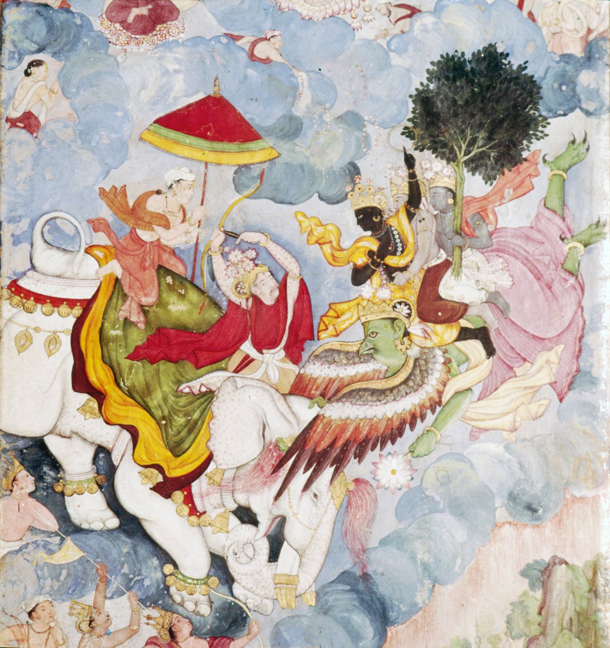 Krishna, Bird-God