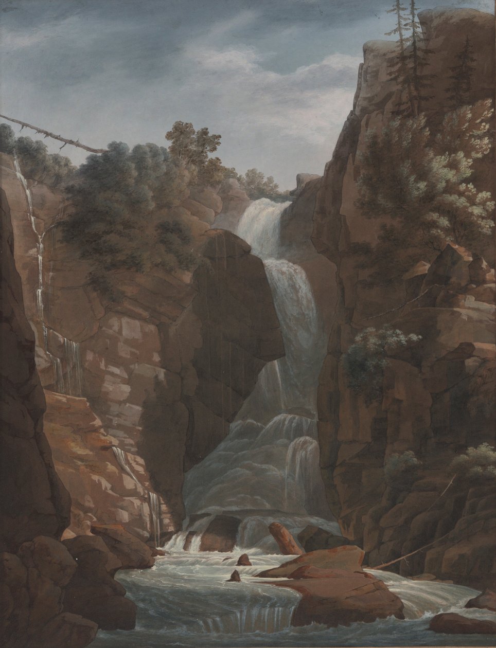 Manzara ve Şelale by Unknown