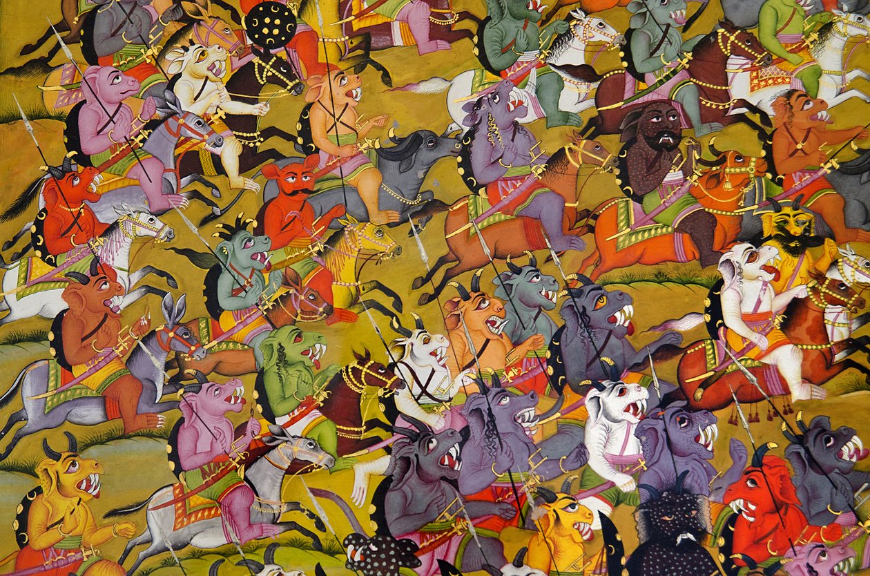 Marwar tablosu: Tanrıça Durga