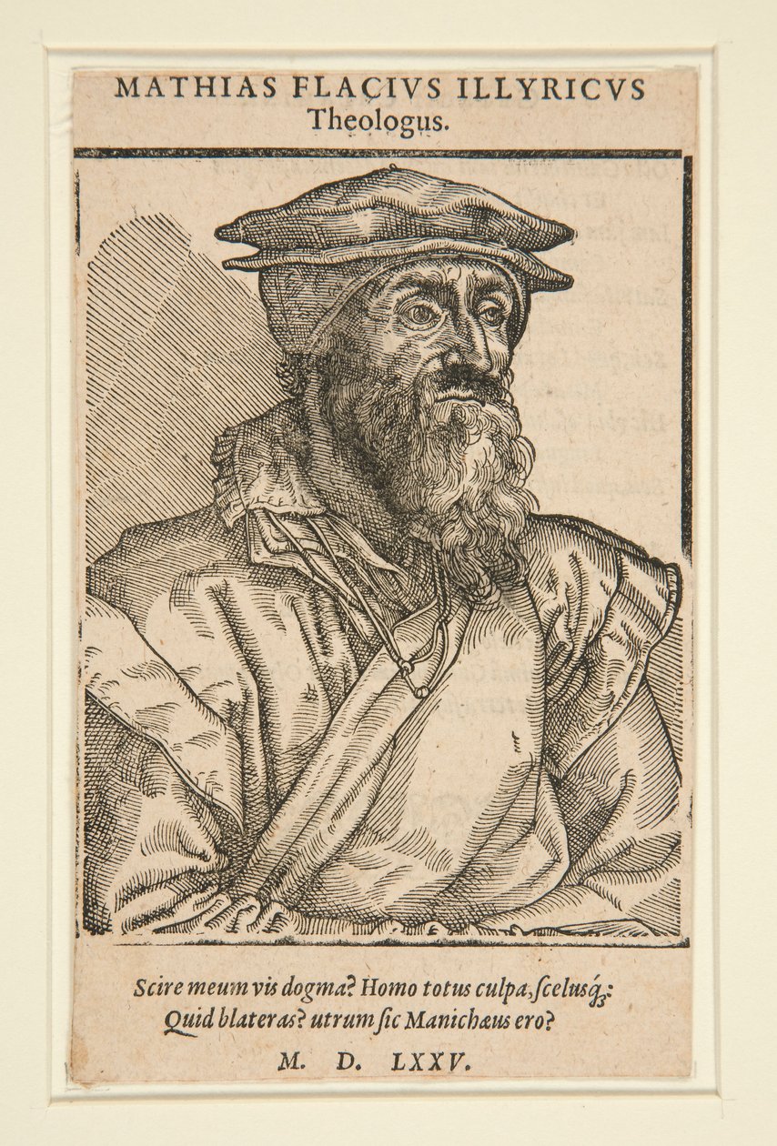 Mathias Flacivs Illyricus ilahiyatçı by Unknown