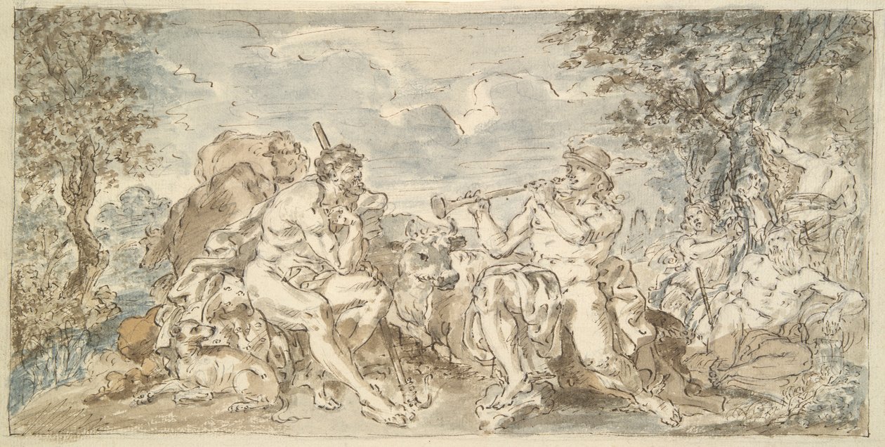 Merkür ve Argos by Unknown