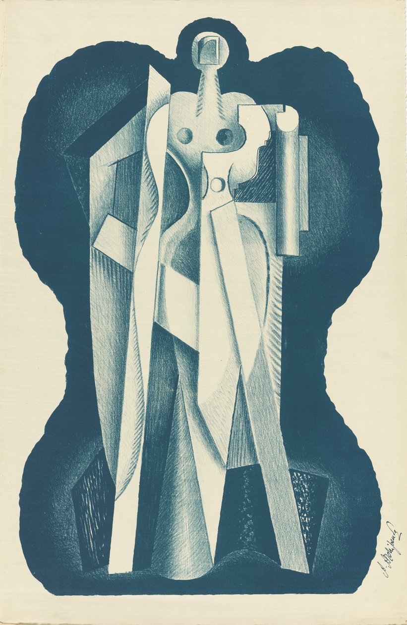 Kahverengi Saçlı Çıplak by Unknown