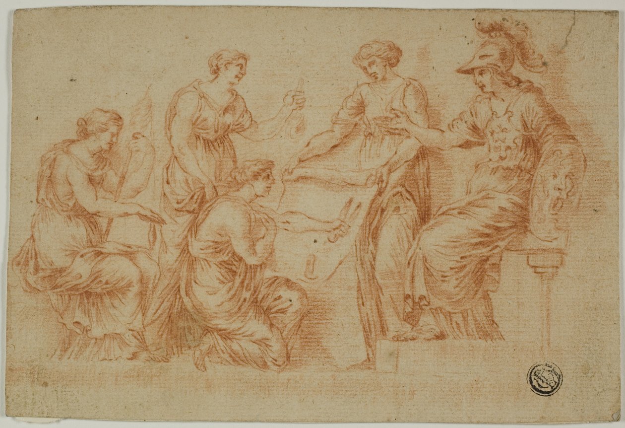 Pallas Athena ve Üç Kader by Unknown