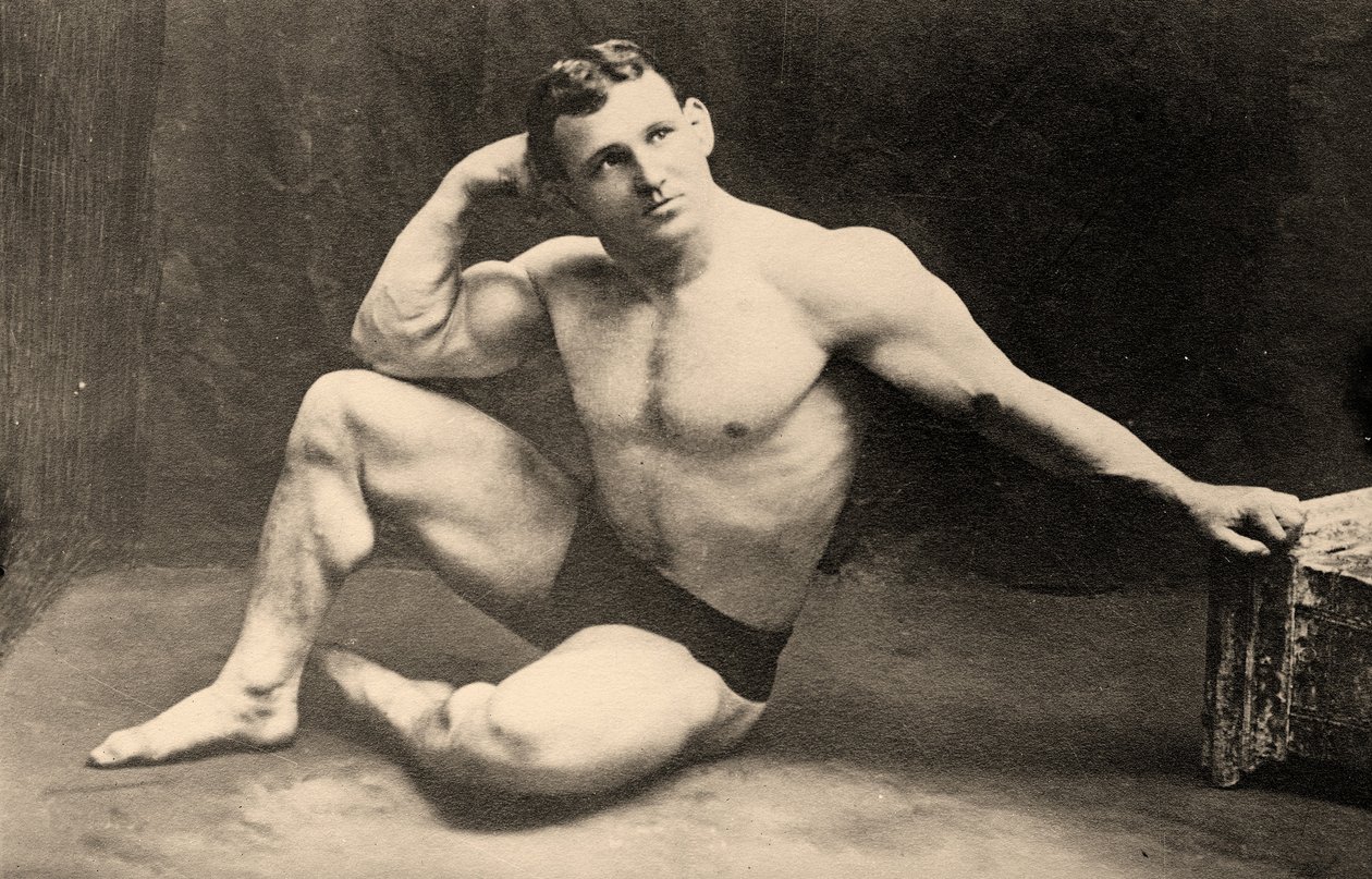 Ağır Güreşçinin Portresi, Johann Lem, c.1910 by Unknown