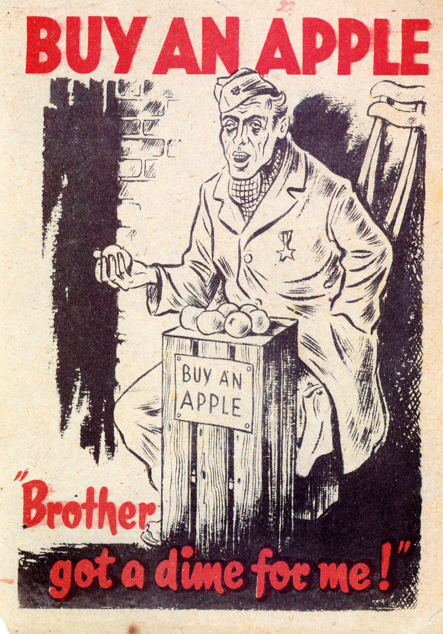 Propaganda. Bir elma satın alın. Kardeşim benim için bir kuruş aldı! 1940 by Unknown
