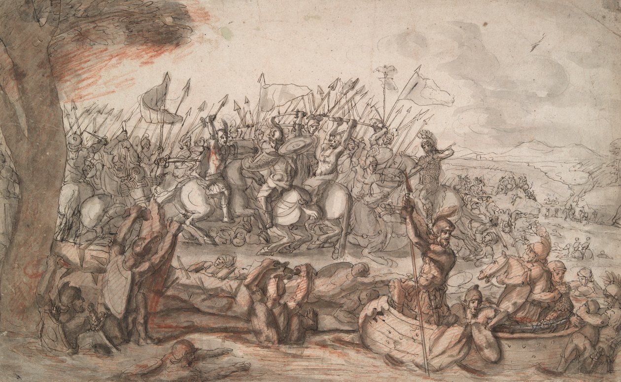 Roma Savaş Sahnesi by Unknown
