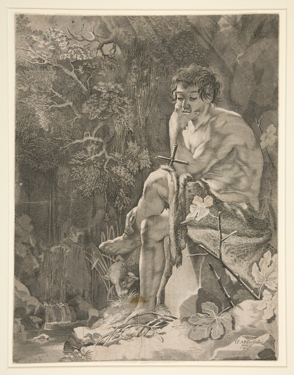 Çölde Aziz John by Unknown