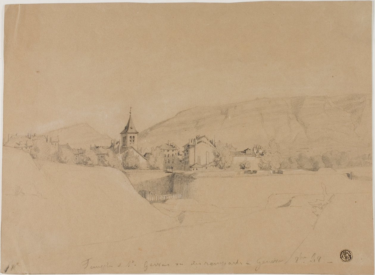 Cenevre Surlarından Görülen Saint-Gervais Kilisesi by Unknown