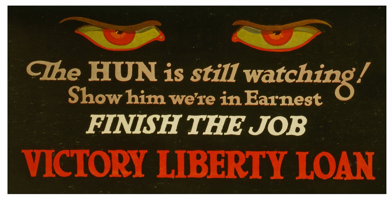 Hun hala izliyor! Ona ciddi olduğunu gösterin - Victory Liberty Loan.rnc.1917 işini bitirin by Unknown