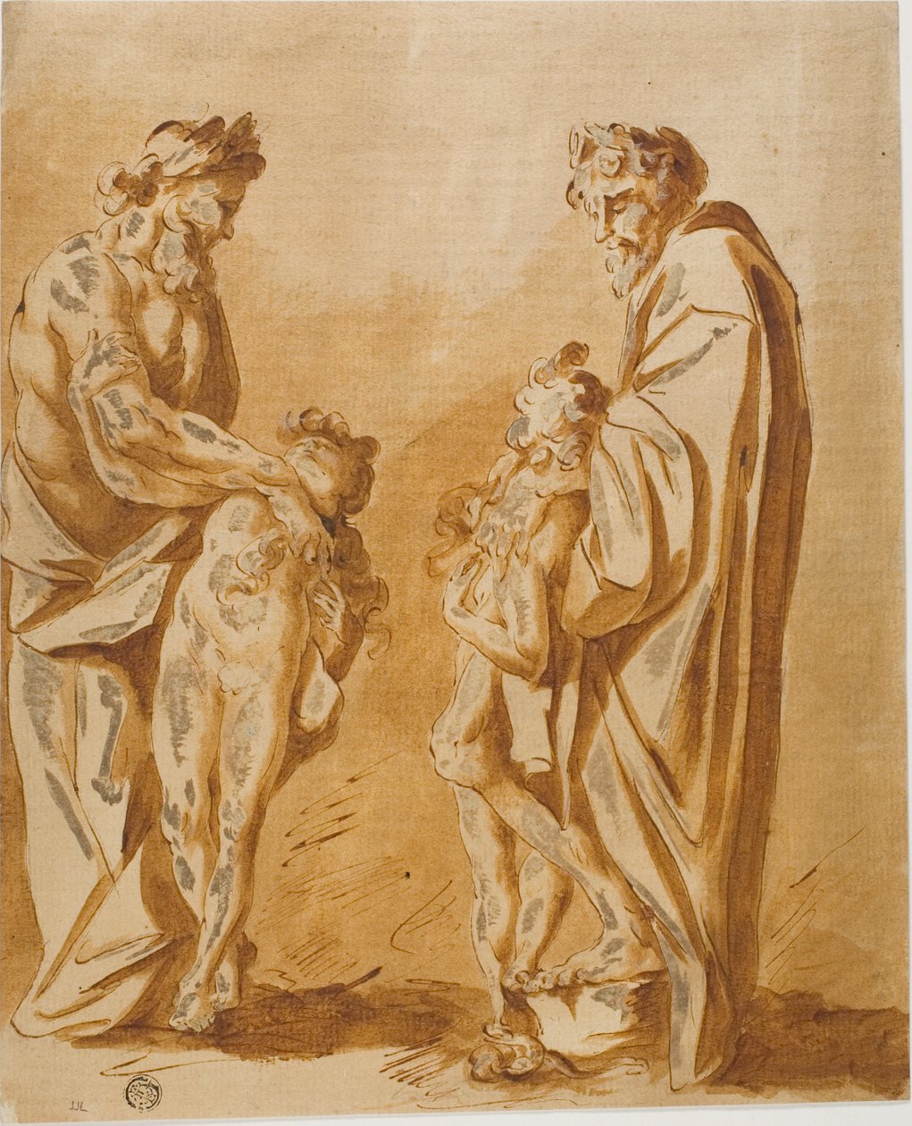 Antik Heykelin İki Görünümü by Unknown