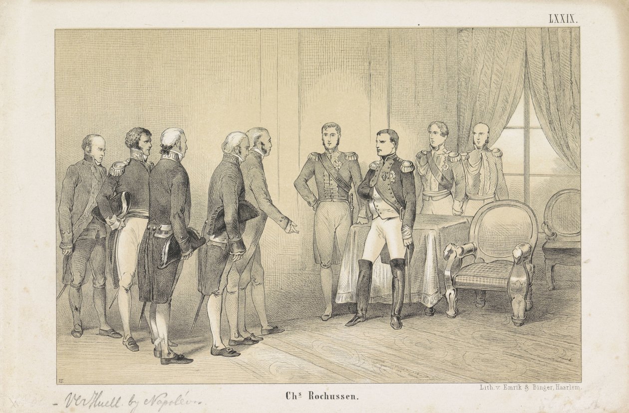 Napolyon ile Verhuell, 1806 by Unknown
