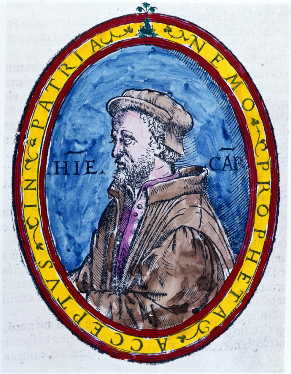 (Cardanus Hieronymus) Jerome Cardan, İtalyanca Gerolamo Cardano, İtalyan doktor, matematikçi, filozof ve astrolog (Pavia) by Unknown artist