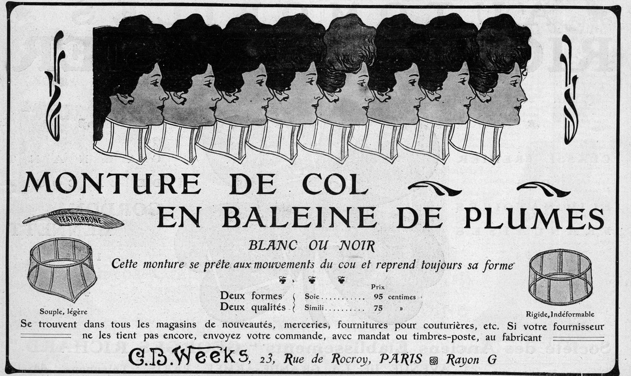 CB Weeks Tüy Balina Boyun Dağı için 1904 reklam by Unknown artist