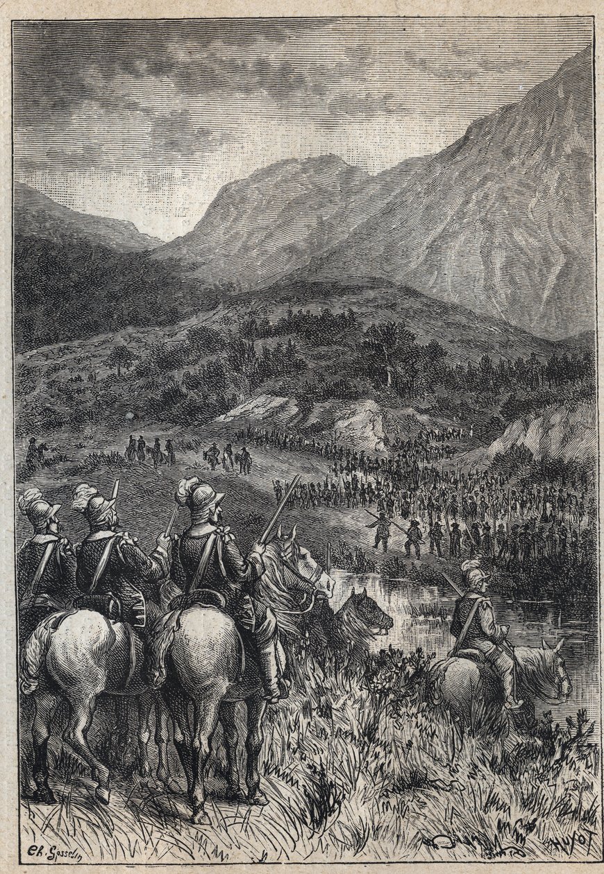 Bir savaş alanı - Walter Scott