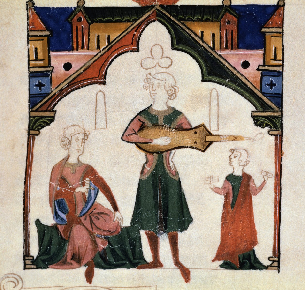 Bir grup şair ve müzisyen (Minyatür by Unknown artist