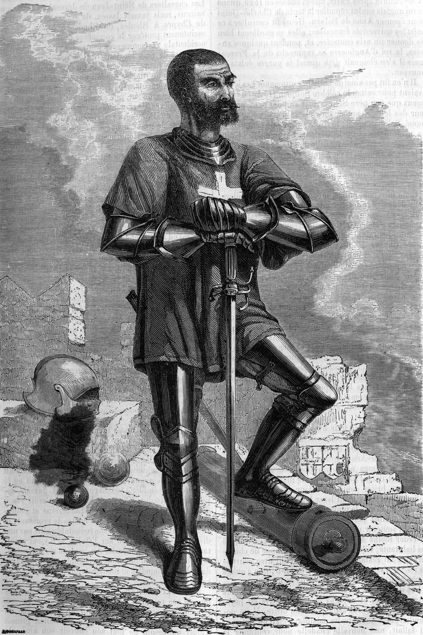 16. yüzyılda Rodos (Yunanistan) şehrinden bir şövalye. by Unknown artist