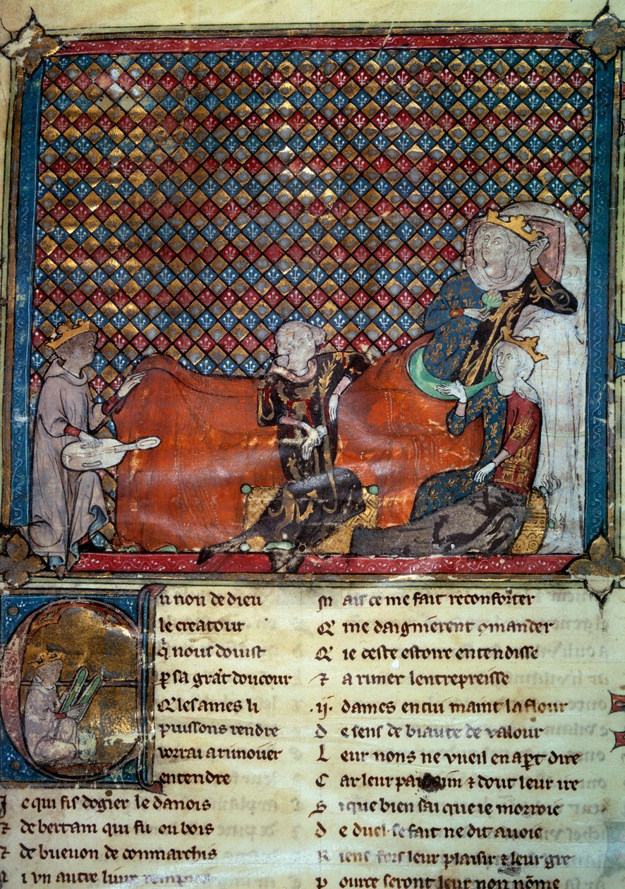 Şair ve menestrel olan Adenet le Roi (1240-1300 civarı), Cleomades