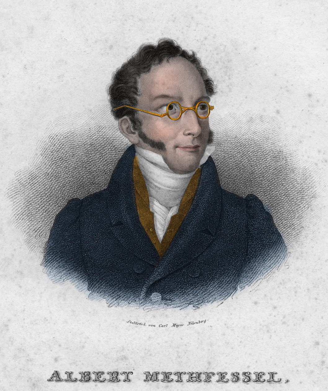 Albert Gottlieb Methfessel (1785-1869) - İngiliz besteci ve orkestra şefi by Unknown artist