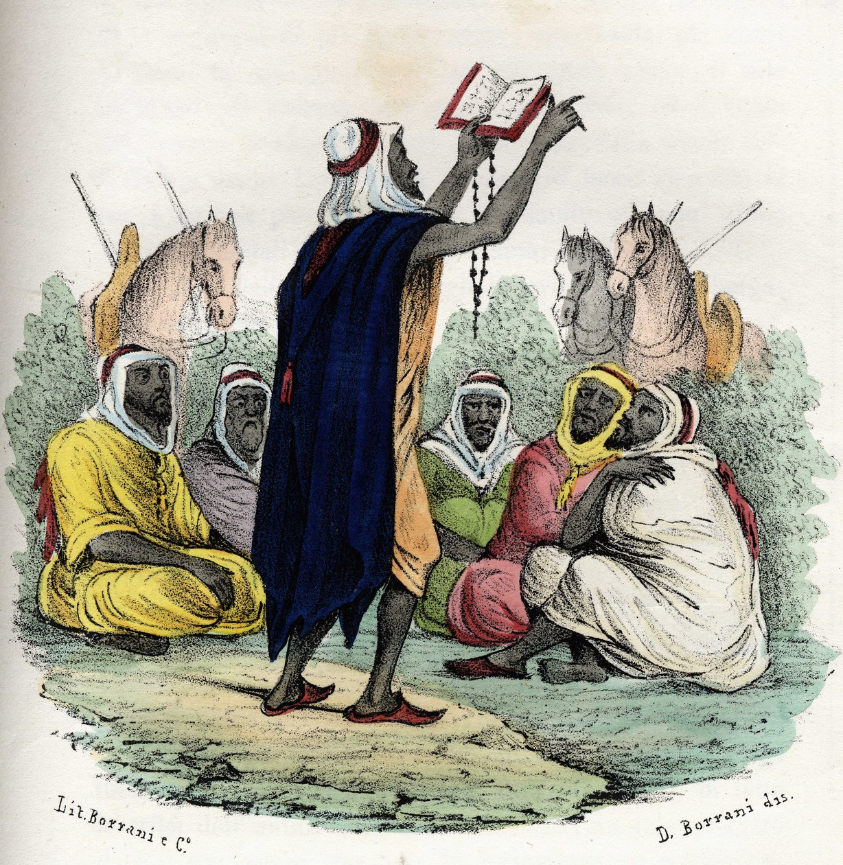 Cezayir. Emir Abdül Kader (Abd-el-Kader veya ibn Muhyi al-Din al-Hasani (al Din al-Hasani) (1808-1883) 1832