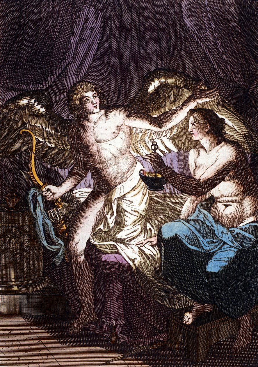 Aşk tanrısı ve Psyche. “Dictionnaire d