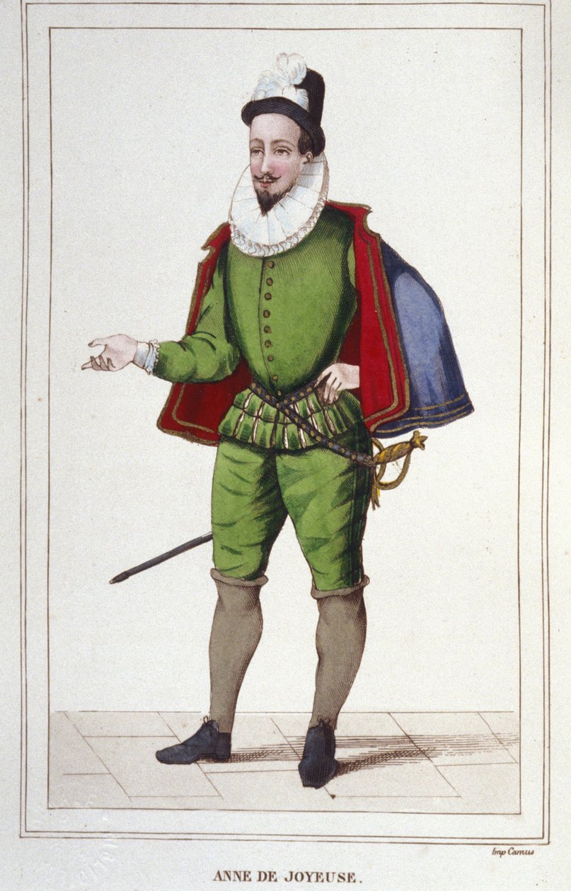 Anne de Batarnay, Baron d'Arques, Joyeuse Dükü, Anne de Joyeuse olarak bilinir (1561-1587). Fransa Amirali ve sevimli Henry III. by Unknown artist