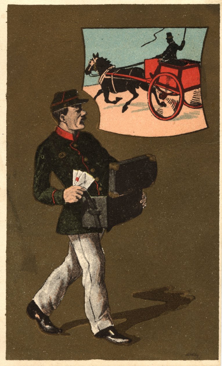 Anonim kromolitografi, 19. yüzyılın sonlarında. by Unknown artist