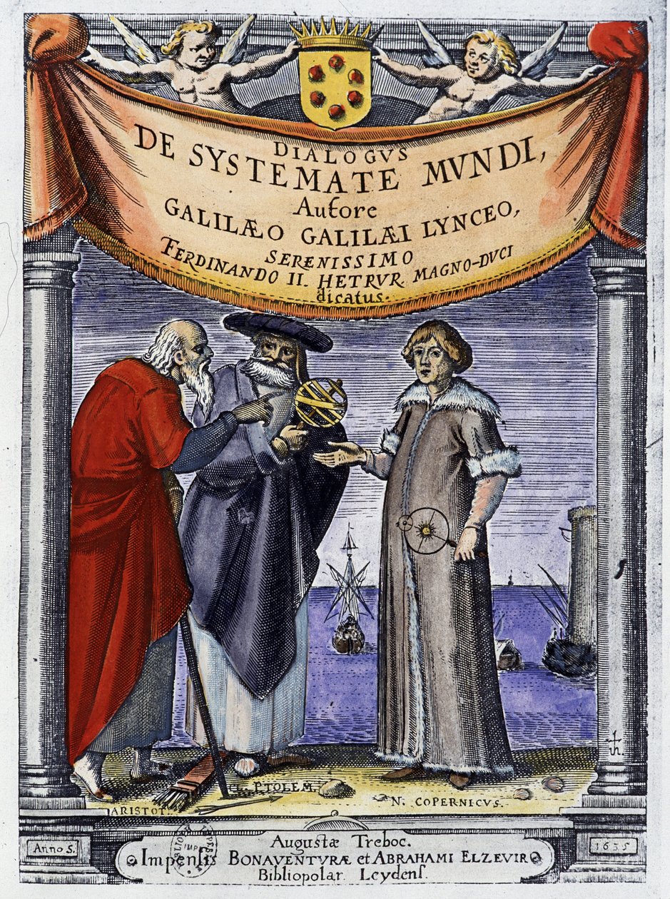 Aristoteles, Ptolemy ve Nicolas Copernicus (Nicolaus Copernicus by Unknown artist