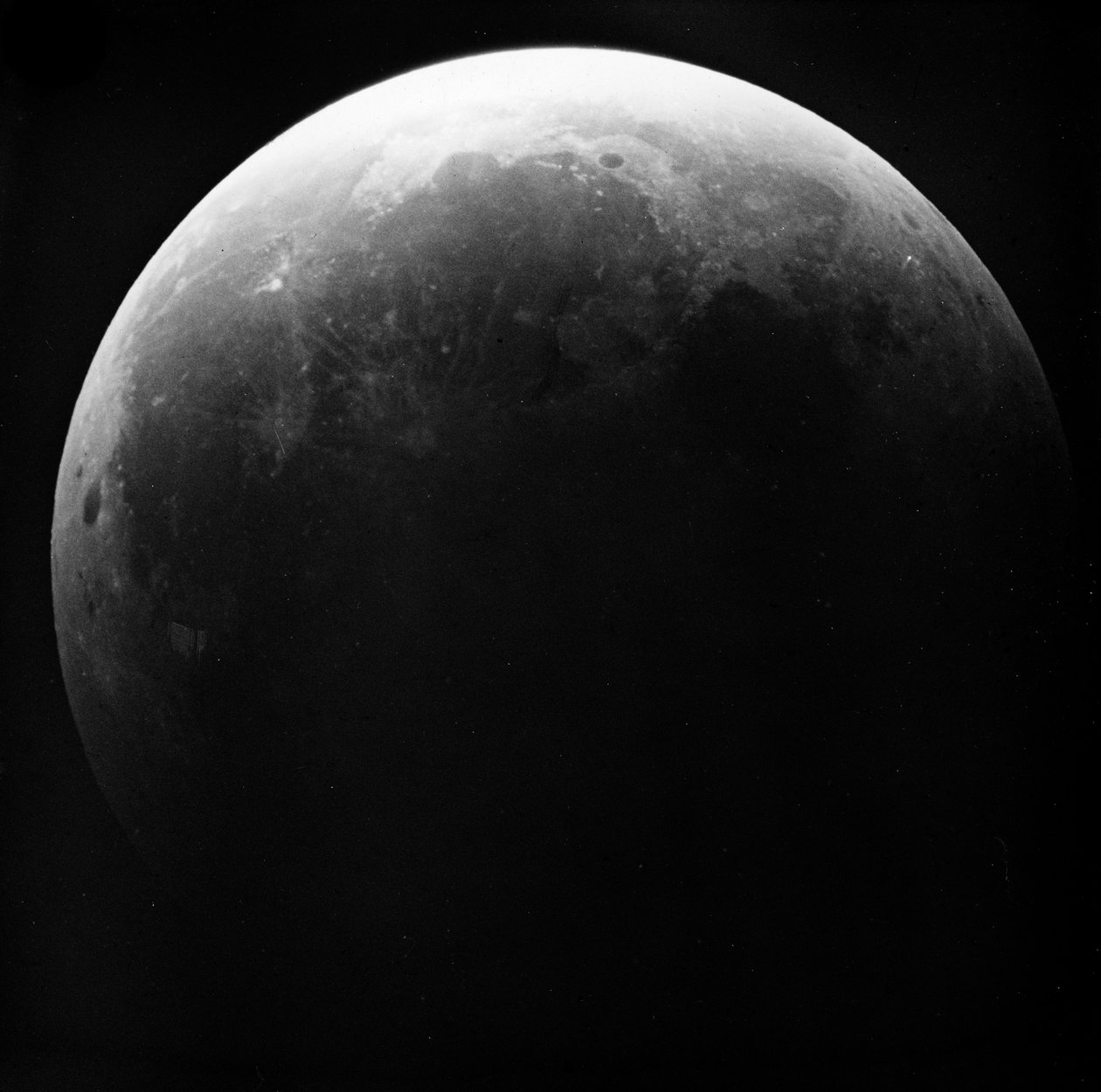 Ay tutulmasının astronomik cam levha slaytı (1910) by Unknown Artist