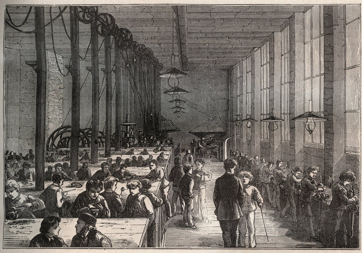Demir atölyesi - 1875