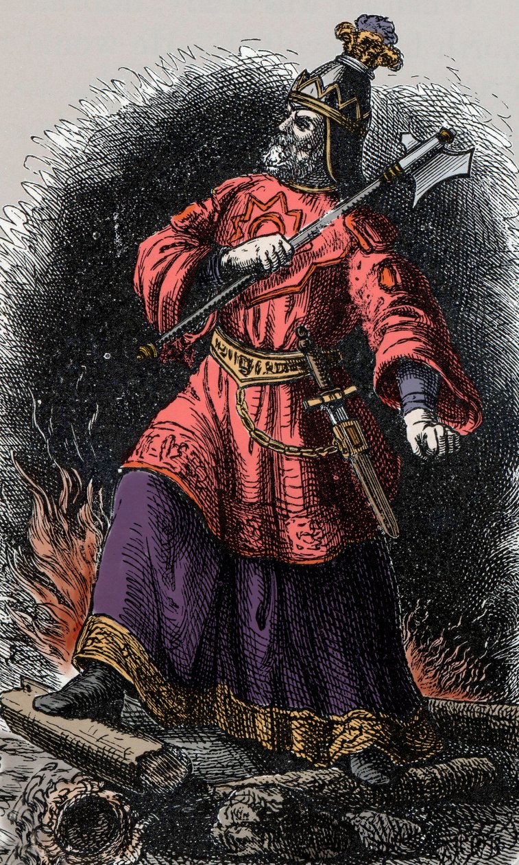 Atilla the Hun - Attila (395-453) Hunların Kralı by Unknown artist