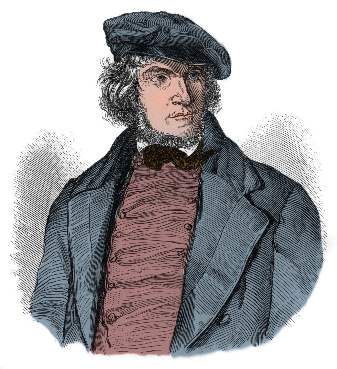 Ağustos Heinrich Hoffmann (Hoffmann von Fallersleben) by Unknown artist