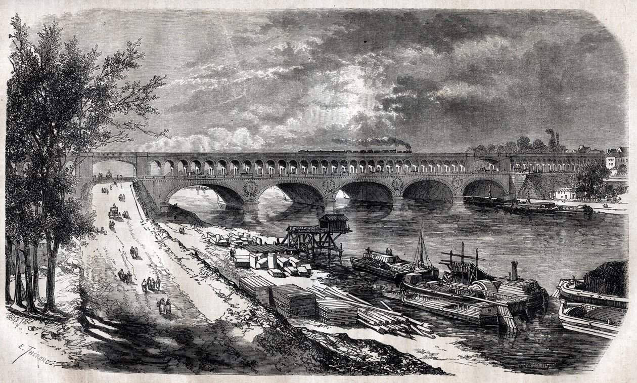 Auteuil Viyadüğü (Point du Jour Köprüsü) 1867