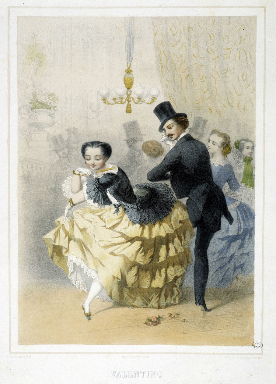 Top: Valentino, 1860 civarı by Unknown artist