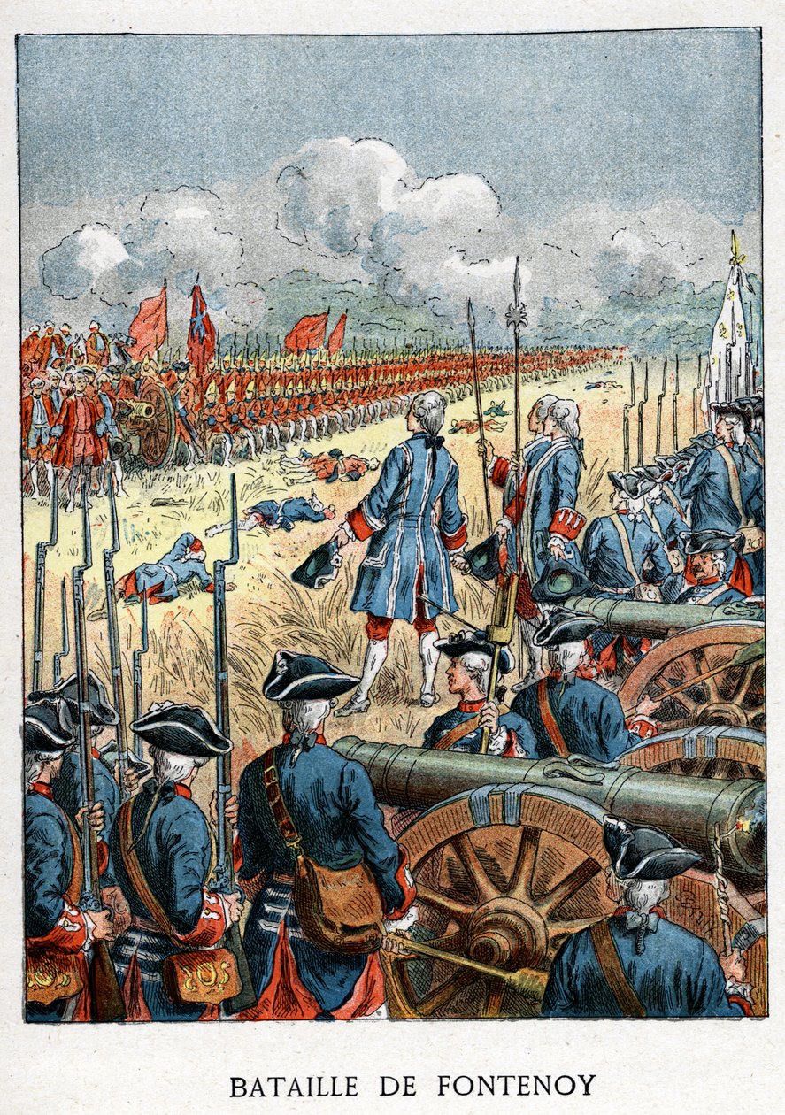 Fontenoy Savaşı by Unknown artist
