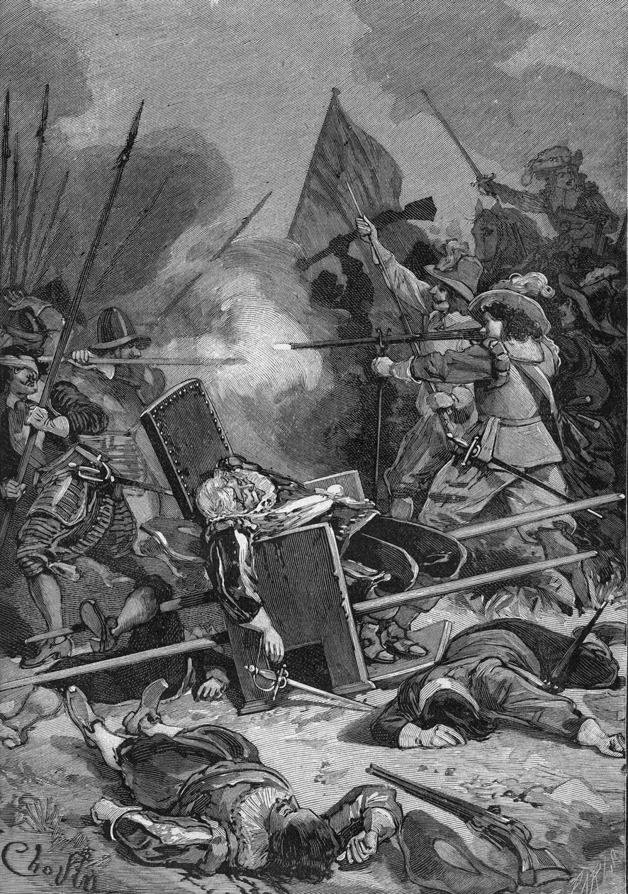 Rocroy Savaşı (Rocroi) by Unknown artist