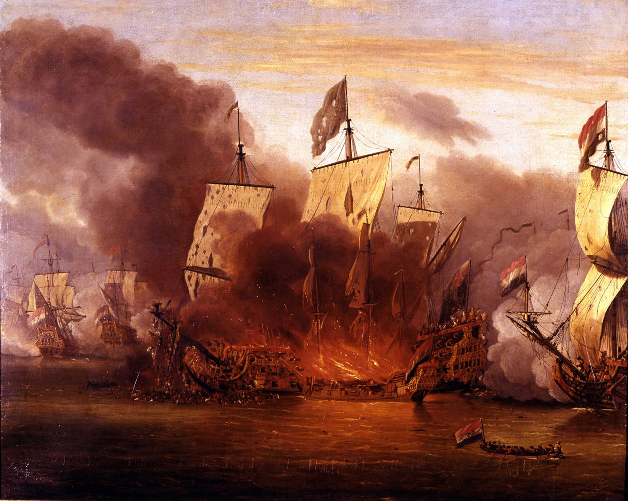 Solebay Savaşı: 7/06/1672. by Unknown artist