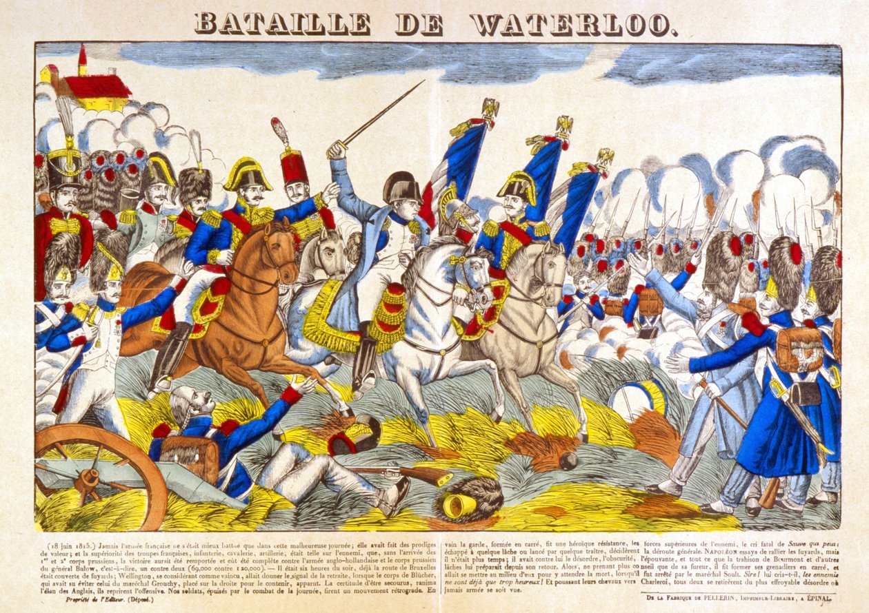 Waterloo Savaşı (1815). by Unknown artist