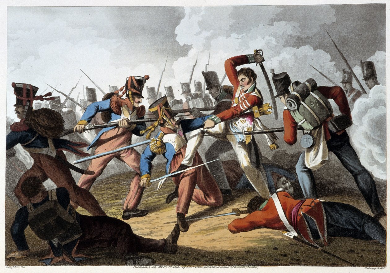 Pireneler Savaşı - Edward Orne tarafından “” Tarihsel, Askeri ve Deniz Anekdotlarında...” by Unknown artist
