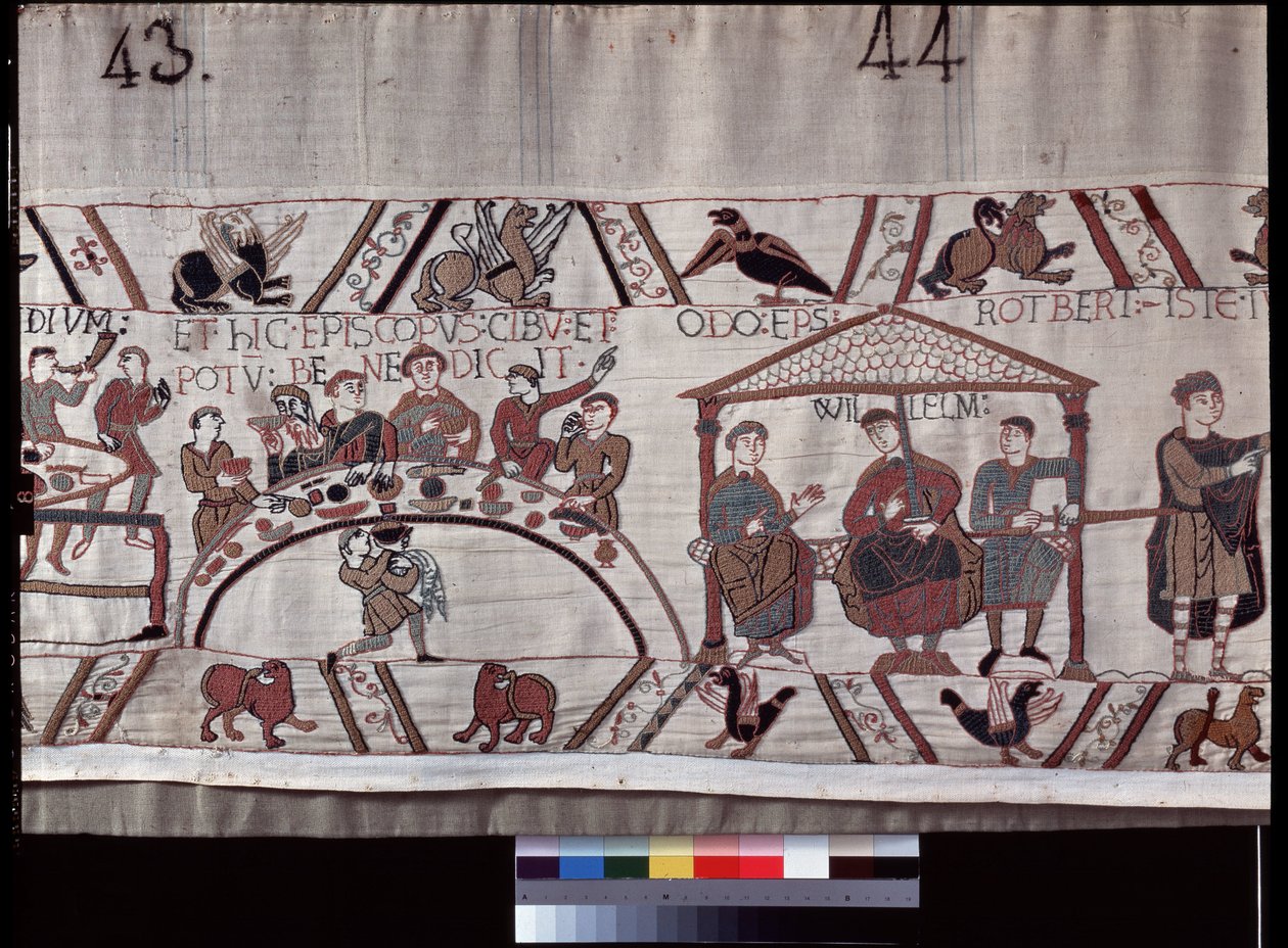 Kraliçe Mathilde Nakış olarak bilinen Bayeux duvar halısı by Unknown artist