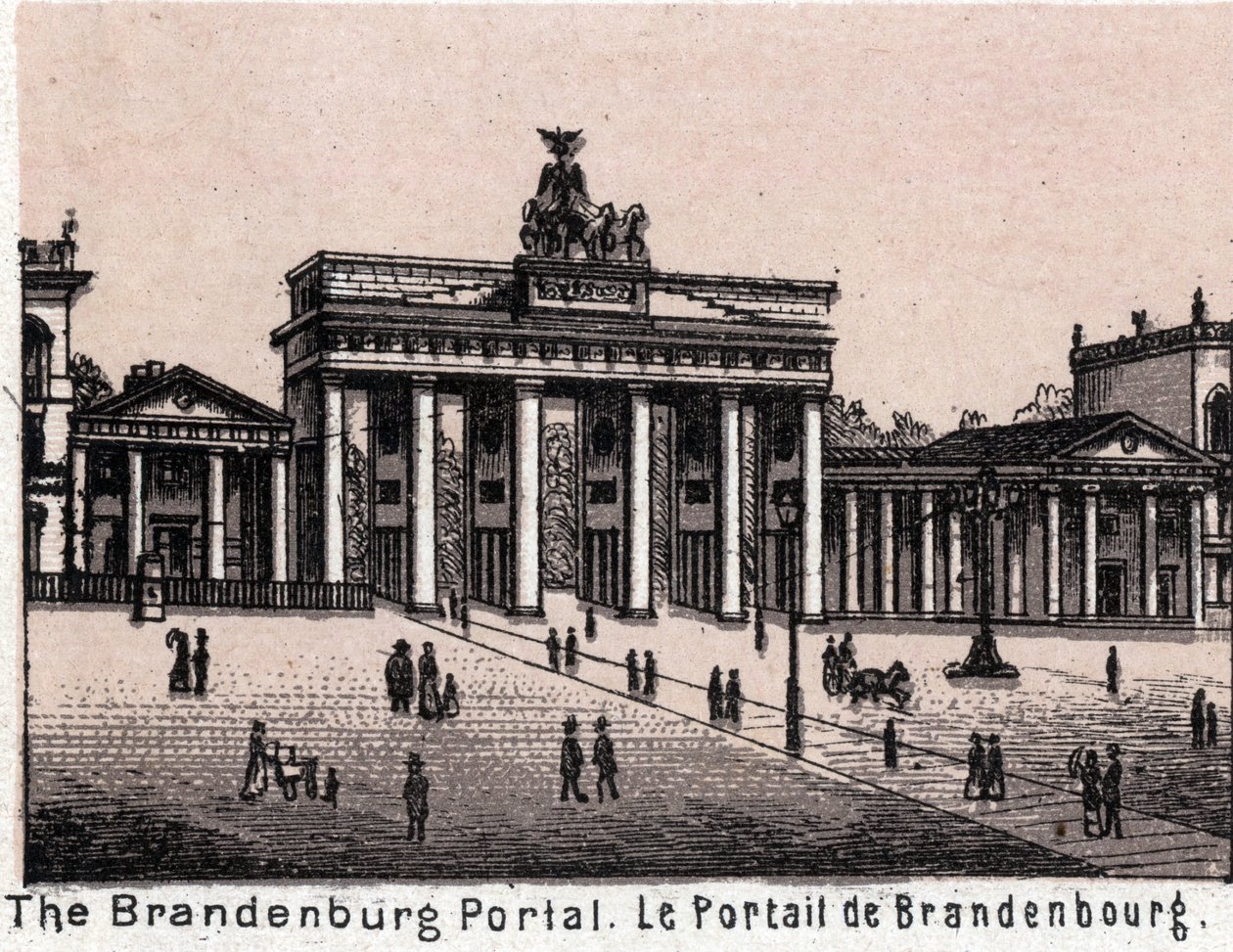 Berlin, Almanya: Brandenburg Portalı