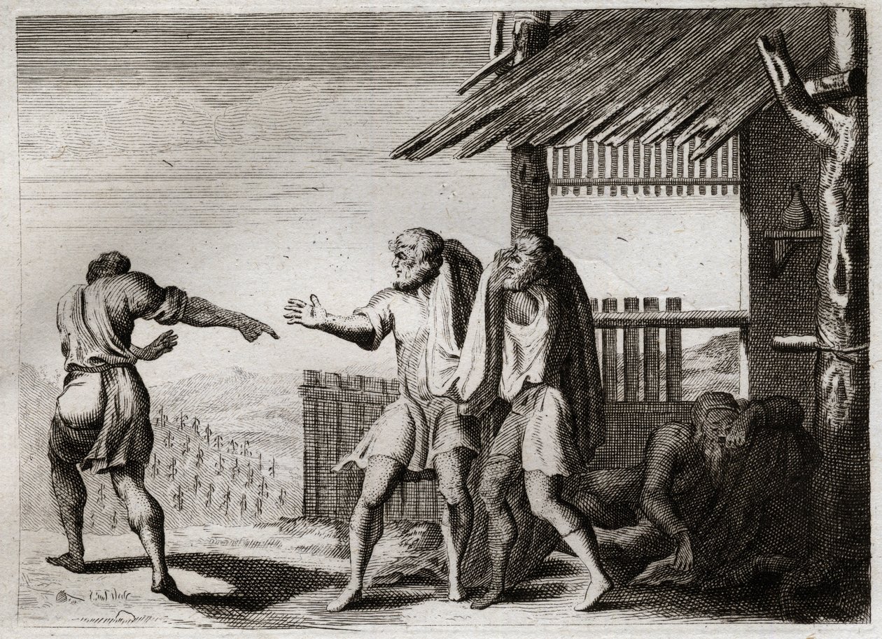 Royaumont İncili, Eski Ahit: Babasının Lanetli Cham