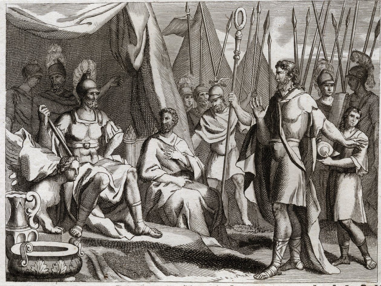 Royaumont İncili, Eski Ahit: Holoferne. Nebuchadnezzar II
