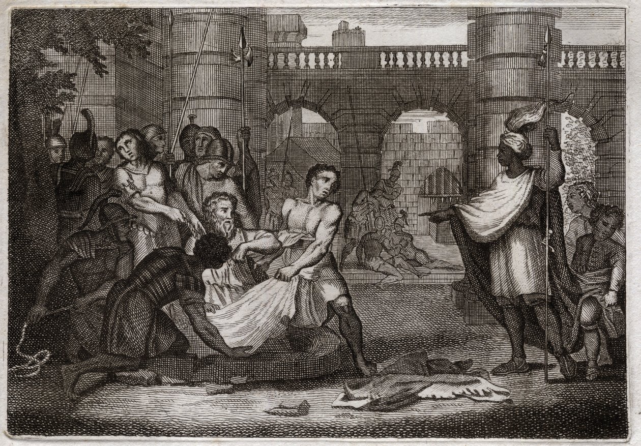 Royaumont İncili, Eski Ahit: Jeremiah Prophete. Kutsal Peygamber ve çukur. 1811