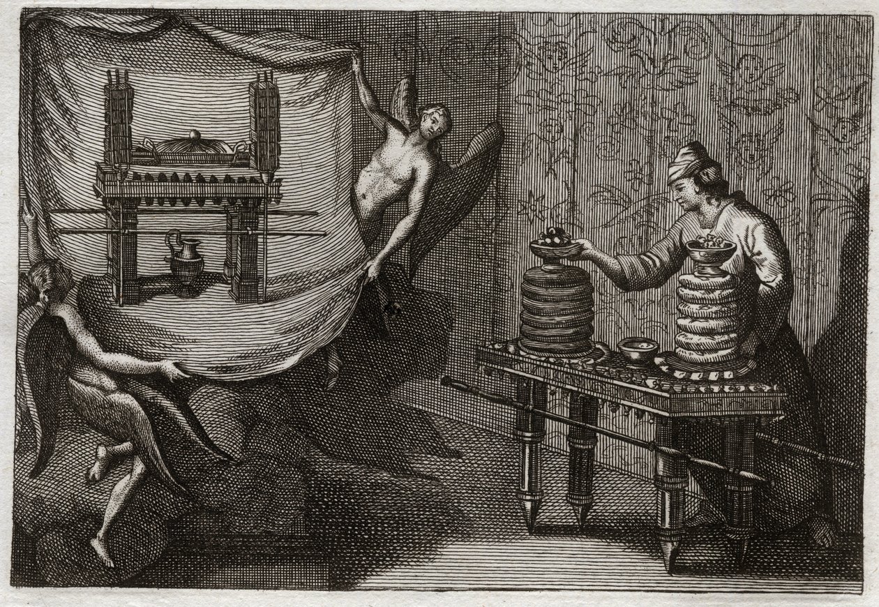 Royaumont İncili, Eski Ahit: Çadırdaki teklif somunları tablosu. 1811