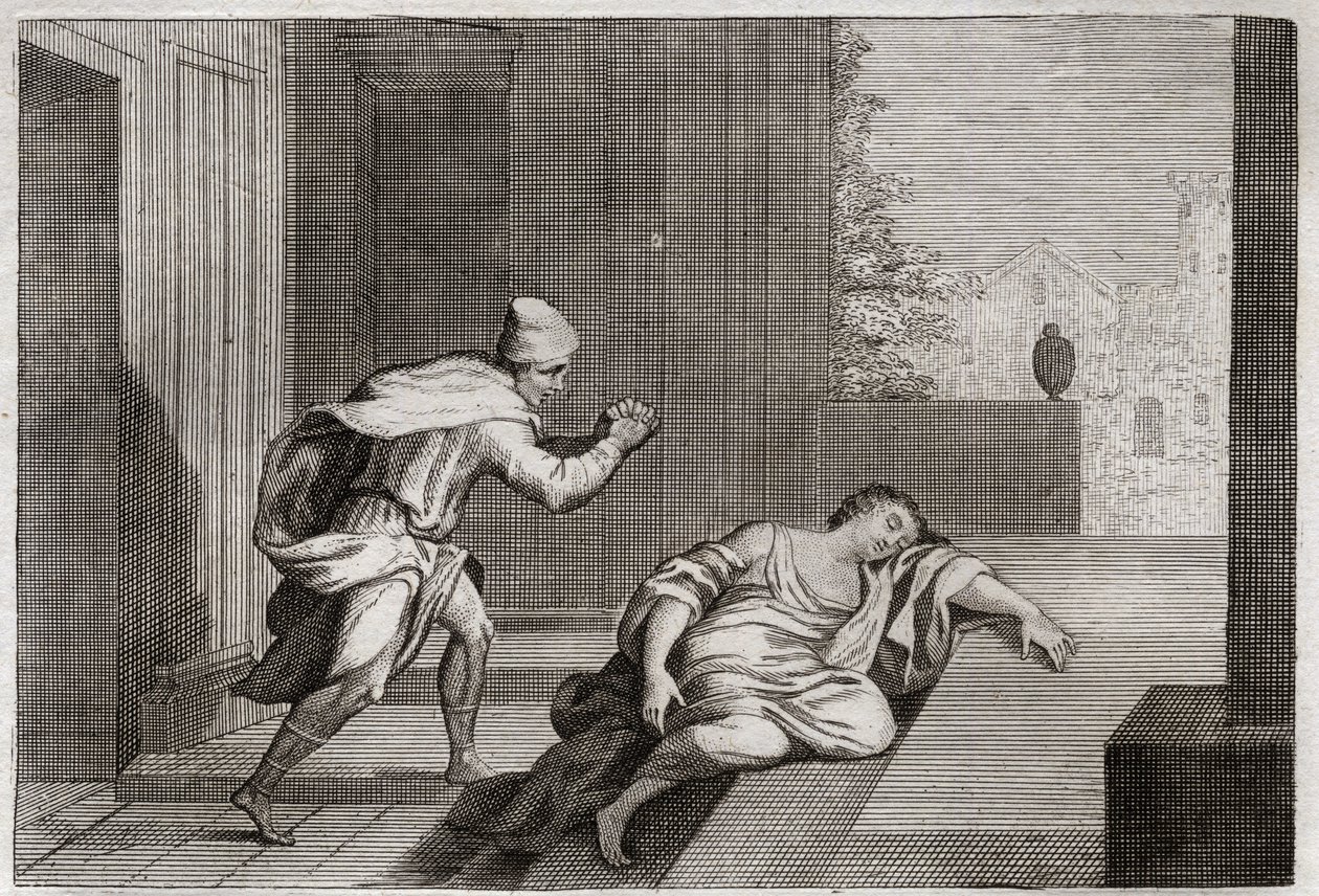 Royaumont İncili, Eski Ahit: Öfkeli Levite Kadını. Levite