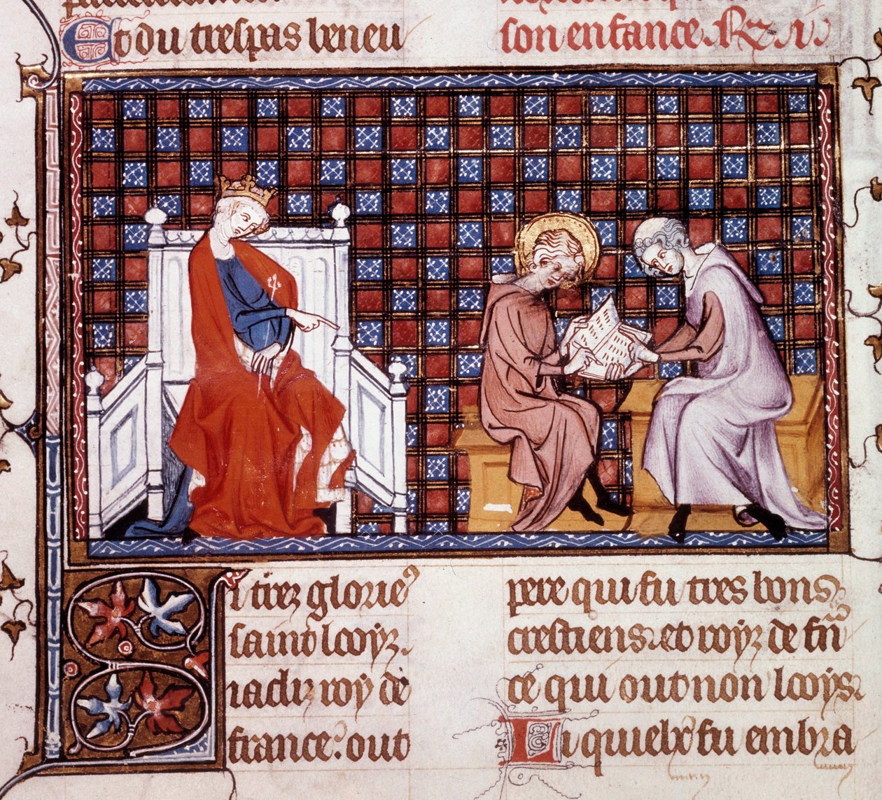 Blanche de Castille, Fransa Kraliçesi (1188-1252), oğlu IX. by Unknown artist