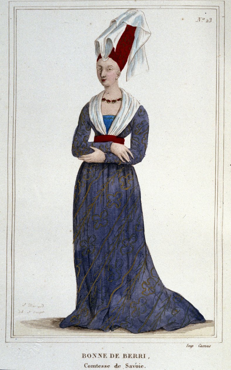 Bonne de Berry (1365-1435). Savoy Kontesi. by Unknown artist